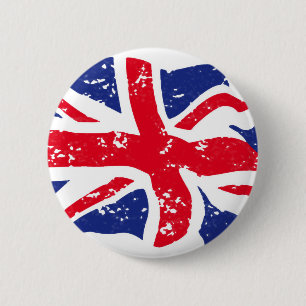 Badge Rond 5 Cm Drapeau du Royaume-Uni
