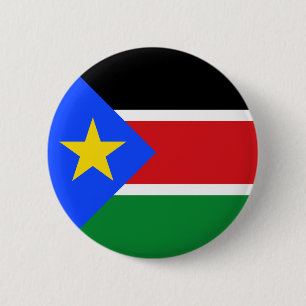 Badge Rond 5 Cm Drapeau du Soudan du Sud