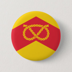 Badge Rond 5 Cm Drapeau du Staffordshire