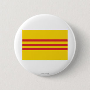 Badge Rond 5 Cm Drapeau du Vietnam du Sud
