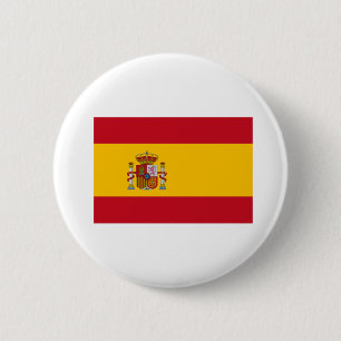 Badge Rond 5 Cm Drapeau Espagne