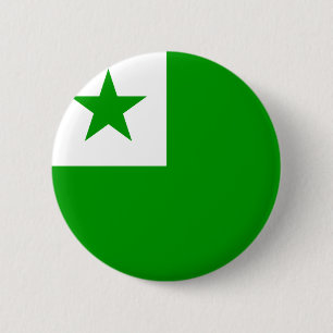 Badge Rond 5 Cm Drapeau espéranto