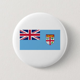 Badge Rond 5 Cm Drapeau Fidji