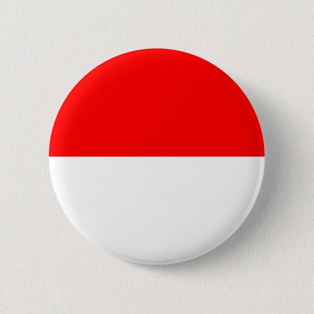 Badge Rond 5 Cm Drapeau indonésien (Indonésie) (Devant)