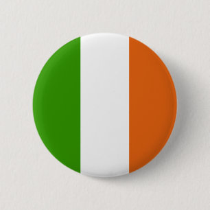 Badge Rond 5 Cm Drapeau irlandais