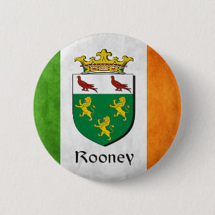 Badge Rond 5 Cm Drapeau irlandais Rooney