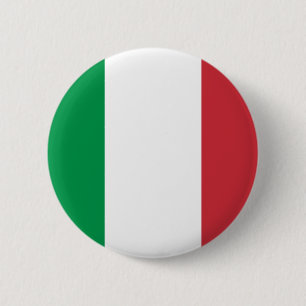 Badge Rond 5 Cm Drapeau Italie