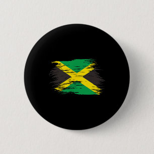 Badge Rond 5 Cm Drapeau jamaïcain Jamaïque Souvenir Amour Voyage V