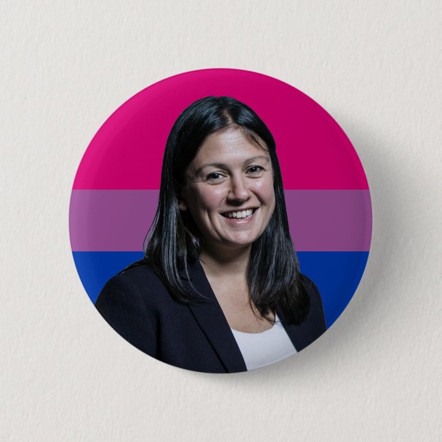Badge Rond 5 Cm Drapeau Lisa Nandy Bisexual Insigne (Devant)