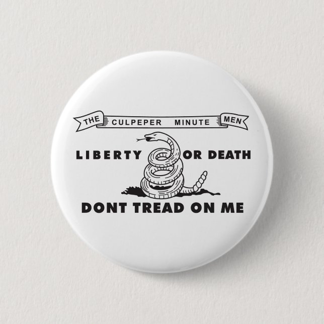 Badge Rond 5 Cm Drapeau minuscule d'hommes de Culpeper (Devant)