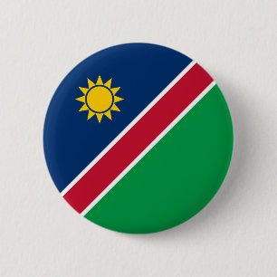 Badge Rond 5 Cm Drapeau Namibie