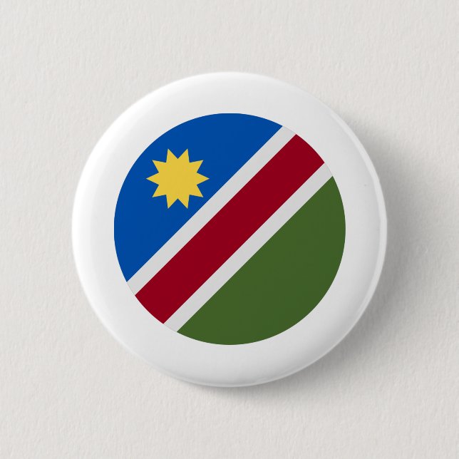 Badge Rond 5 Cm Drapeau Namibie (Devant)