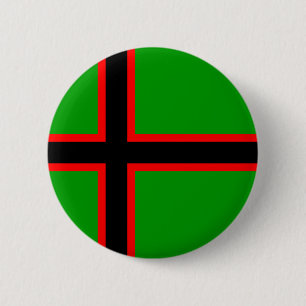 Badge Rond 5 Cm Drapeau national de Carélie
