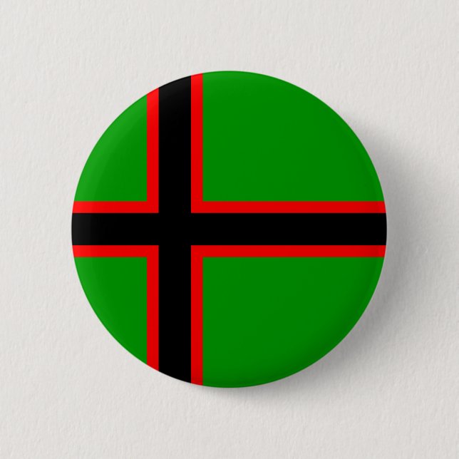 Badge Rond 5 Cm Drapeau national de Karelia (Devant)