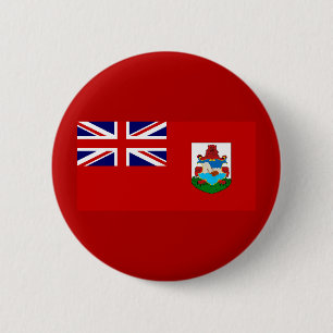 Badge Rond 5 Cm Drapeau national des Bermudes