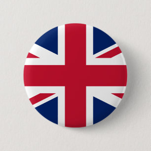 Badge Rond 5 Cm Drapeau national du Bouton du Royaume-Uni