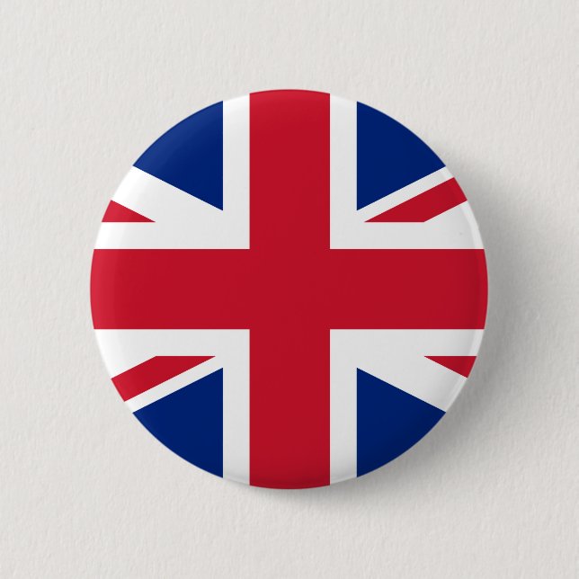 Badge Rond 5 Cm Drapeau national du Royaume-Uni (Devant)