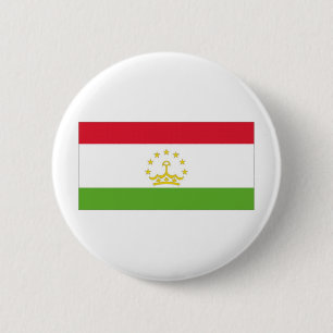 Badge Rond 5 Cm Drapeau national du Tadjikistan