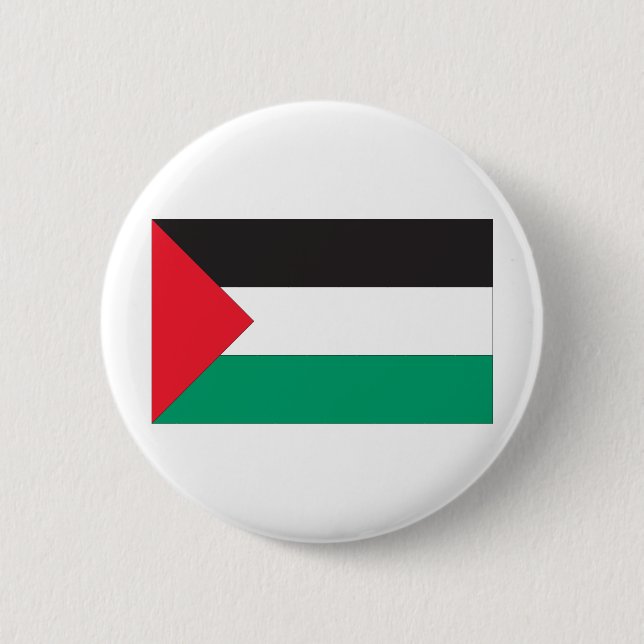 Badge Rond 5 Cm Drapeau palestinien (Devant)