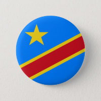 Drapeau République Démocratique du Congo Bouton