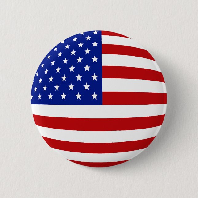 BADGE ROND 5 CM DRAPEAU ROND DES USA (Devant)