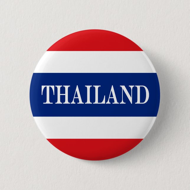 Badge Rond 5 Cm Drapeau thaïlandais (Devant)