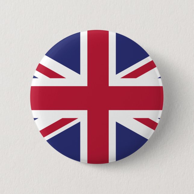 Badge Rond 5 Cm Drapeau Uk (Devant)