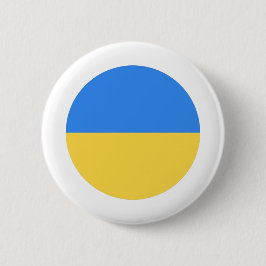 Badge Rond 5 Cm Drapeau Ukraine
