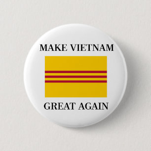 Badge Rond 5 Cm Drapeau vietnamien du sud - rendez le Vietnam