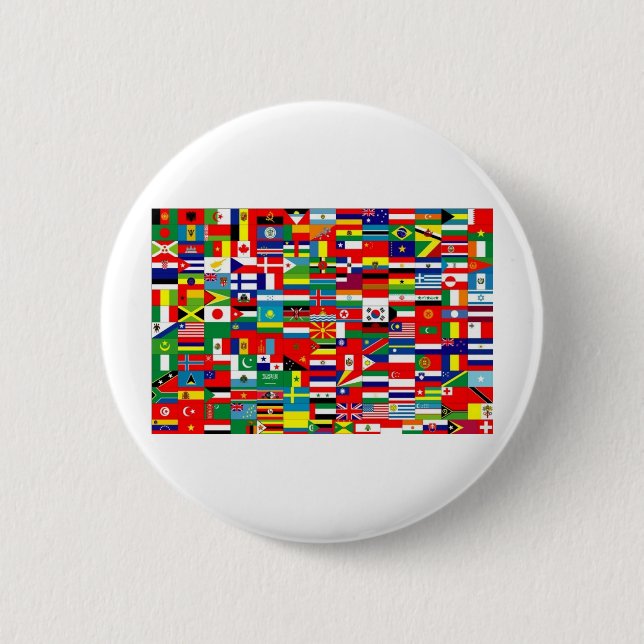 BADGE ROND 5 CM DRAPEAUX DU MONDE (Devant)