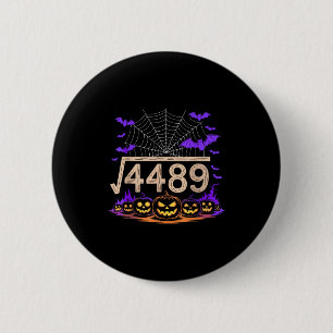 Badge Rond 5 Cm Drôle 67 Mème Prof de maths 6 7 Halloween Carré Ro