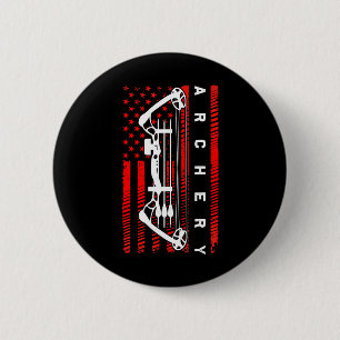 Badge Rond 5 Cm Drôle amusant tir à l'arc