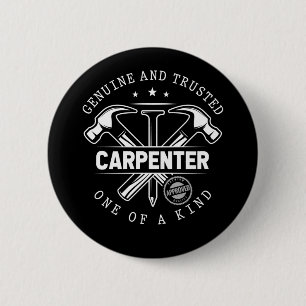 Badge Rond 5 Cm Drôle artisan Woodworker Witty Carpenter