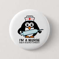 drôle avec infirmière pingouin