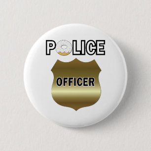 Badge Rond 5 Cm Drôle Cadeaux policiers