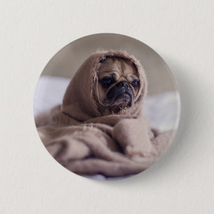 Badge Rond 5 Cm Drôle chien