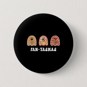Badge Rond 5 Cm Drôle Conchas Mexicain Éffrayant Ghost Pan