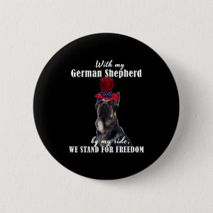 Badge Rond 5 Cm Drôle d'allemand américain citations chiens Allema