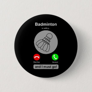 Badge Rond 5 Cm Drôle Dminton Shirt Dminton Appel De Devis Dminton