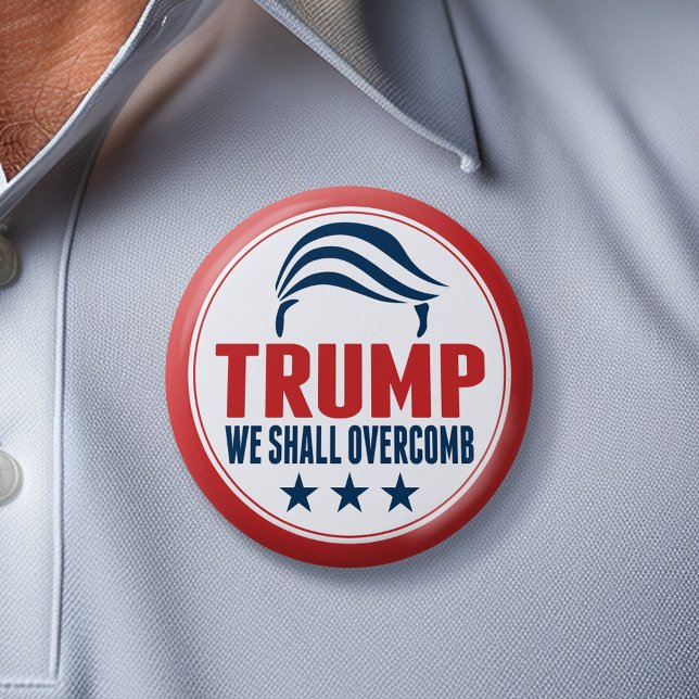 Badge Rond 5 Cm Drôle Donald Trump - Nous allons dépasser (Trump 2024 Button)
