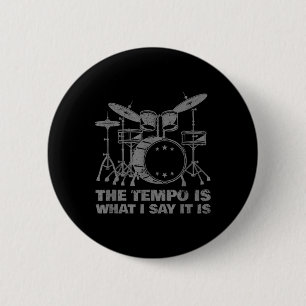 Badge Rond 5 Cm Drôle Drumming Art Pour Hommes Femmes Drumline Dru
