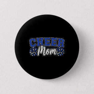 Badge Rond 5 Cm Drôle Fort Fier Applaudir Maman Maman Cheerleading