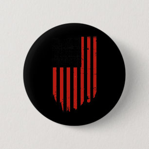 Badge Rond 5 Cm Drôle Qr Trump Danser Code Danse Rouge Et Blanc