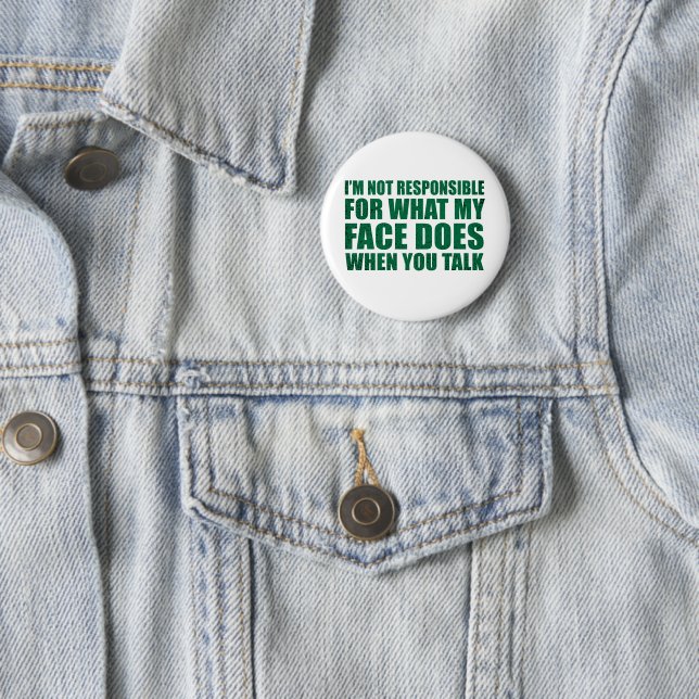 Badge Rond 5 Cm Drôle sarcastique citations sarcastique humour int (En situation)