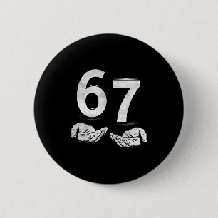 Badge Rond 5 Cm Drôle Six Sept 6 7 Mème Génération Alpha Argot 6 7