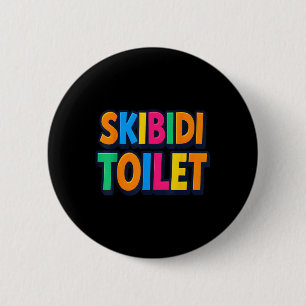 Badge Rond 5 Cm Drôle Skibidi Toilet
