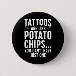 Badge Rond 5 Cm Drôle Tatouage Design Pour Hommes Femmes Tatouage