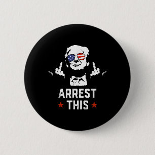Badge Rond 5 Cm Drôle Trump arrête ce Donald Trump Moyen