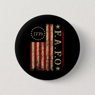 Badge Rond 5 Cm Drôle Trump Fafo F autour de Découvrez Retro Us Dr