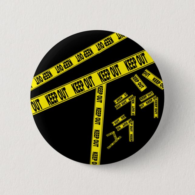 Badge Rond 5 Cm DRRR ! EMPÊCHEZ D'ENTRER le bouton (Devant)